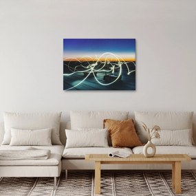 Obraz - pohľad na oblohu zo strechy (70x50 cm)