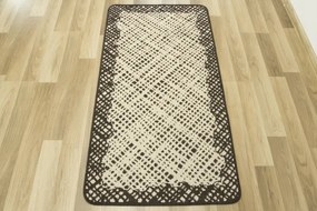 Protišmykový kuchynský koberec/ behúň Flex 19654/19 hnedý