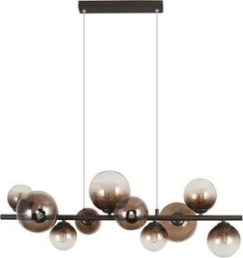 Brilagi - LED luster na lanku MILLA 10xG9/3W/230V hnedá/dymová hnedá