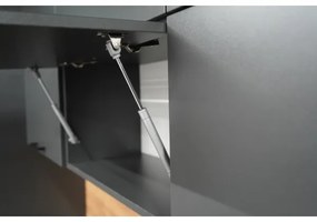 Kuchynská linka ELISE 240 cm v grafitovom prevedení