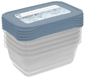 Súprava 5 dóz, rovné s modrou etiketou 15,5x10,5x6 0,5l 680