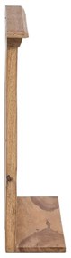 furniture-nabytek.cz - Masívne kúpeľňové zrkadlo Perth z recyklovaného dreva, lakované, biele / hnedé – 70×14×70 cm