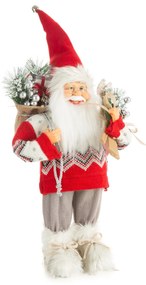 VIANOČNÁ FIGÚRKA SANTA 40 CM ČERVENÁ