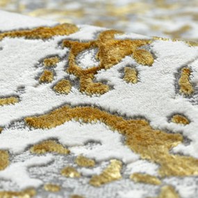 Dywany Łuszczów, Kusový koberec Allure 1961 gold/white, 160x220, žltá, kancelária