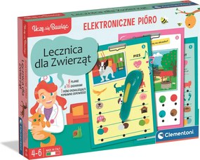 Hovoriace pero 500 otázok Lecznica Dla Zwierząt Uczę się Bawiąc Język Polski Clementoni 50389