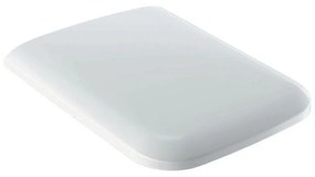 GEBERIT iCon Square WC sedátko s automatickým pozvoľným sklápaním - Softclose, odnímateľné, z Duroplastu, biela, 500.837.01.1