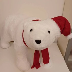 DECOLED Medvídek, 70 x 28 x 44 cm, bílý