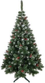 domtextilu.sk Umelý vianočný stromček alpská borovica so šiškami 220 cm 67030