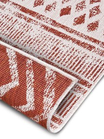 NORTHRUGS - Hanse Home koberce Kusový koberec Twin Supreme 105415 Biri Cayenne – na von aj na doma - 80x350 cm