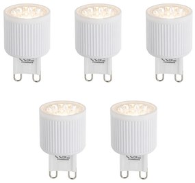 Sada 5 G9 24mm 3-stupňové stmievateľné LED žiarovky 3W 300 lm 2700K