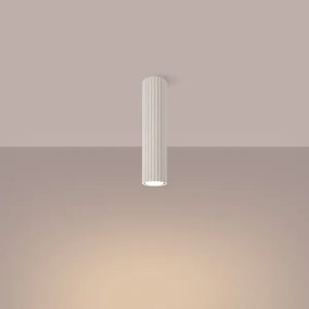 Sollux SL.1589 - Bodové svietidlo KARBON 1xGU10/10W/230V 30 cm krémová