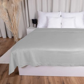 Biante Zamatový prehoz na posteľ Velvet Prémium SVP-027 Svetlo sivý 140x200 cm