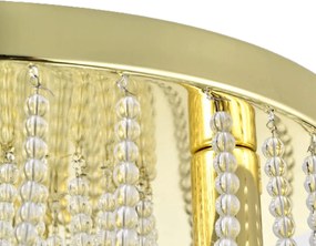 Toolight Toolight, krištáľové stropné svietidlo 3xE14, APP1625-3C, zlatá, OSW-04128