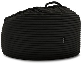 Čierny menčestrový sedací vak Socrate – Bobochic Paris