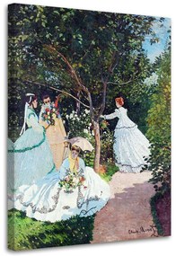 Gario Obraz na plátne Ženy v záhrade - Claude Monet, reprodukcia Rozmery: 40 x 60 cm