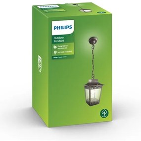 Philips 15406/86/PN - Vonkajší luster HEDGE 1xE27/60W/230V IP44