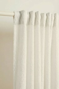 Záves s krúžkami DREAMY BOUCLE krémový 140x250 cm