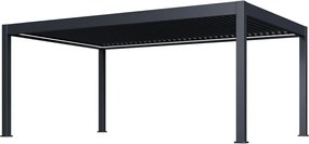 Luxusná ELEKTRICKÁ bioklimatická pergola PRESTIGE 6x4 m, hliník - voľne stojaca