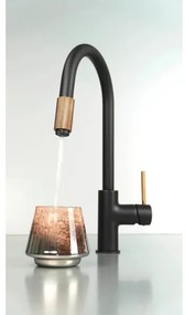 Deante BCA_B64M - Drezová batéria ASTER čierna/mosadz