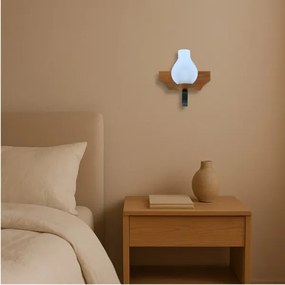 Nástenné svietidlo VELA 1xE14/40W/230V buk