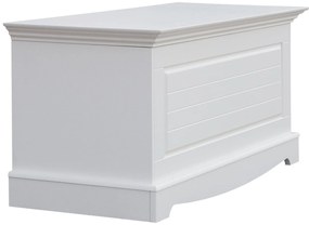 PROXIMA.store - Rustikálna borovicová truhlica - BELLUNO ELEGANTE FARBA: biela - dub