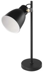 EMOS Stolová kovová lampa JULIAN, 1xE27, 25W, čierna