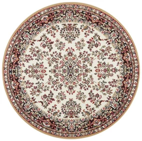 Koberec Oriental horčicový / krémový kruh