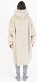 Baránková mikina mikroplyš – Laura prírodná veľkosť L