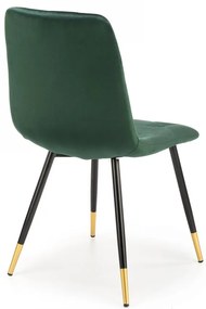Designová stolička Nypo tmavo zelená