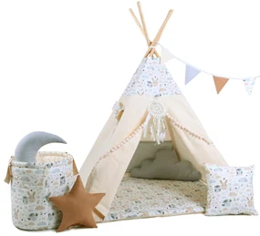 Sowadesind stan teepee Pasteloví priatelia+ stabilizátor