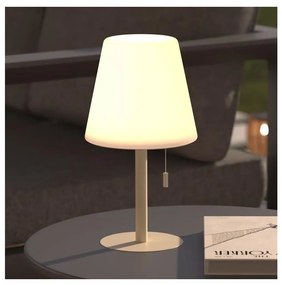 Atmosphera - LED RGB Nabíjacia vonkajšia stolná lampa ZACK LED/3,7V IP44 béžová