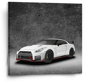 Sablio Obraz Nissan GTR 35 Sivý - 50x50 cm