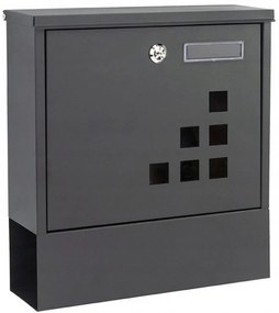 Moderná poštová schránka z pozinkovanej ocele