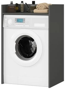 Kúpeľňová skrinka na práčku FIN grafitová / sivá