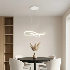 Brilagi - stmievateľný LED luster na lanku INFINITY LED/55W/230V 50x50 cm biely + DO