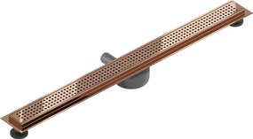 Mexen Flat 360° M08 sprchový žľab 80 cm, ružové zlato, 1625080-40