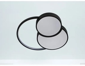 LED Stmievateľné stropné svietidlo LED/60W/230V 3000-6500K čierna + diaľkové ovládanie