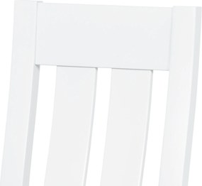 Sconto Jedálenská stolička BELA biela/hnedá