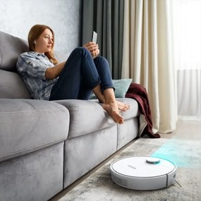 TESLA Electronics RoboStar - Inteligentný robotický vysávač 2v1 2550 mAh Wi-Fi biela