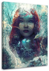 Gario Obraz na plátne Malá morská víla Arielka - Barrett Biggers Rozmery: 40 x 60 cm