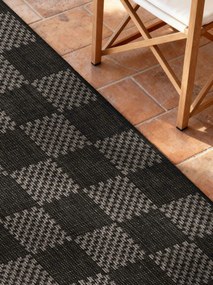 Ted Baker, Kusový koberec Ted Baker Haringey 106385 Black White, 200x300, čiernobiela, chodba / predsieň