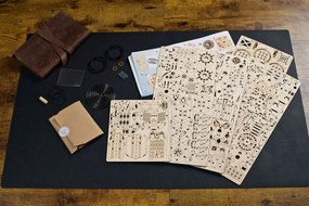 Ugears 3D drevené mechanické puzzle Trojkolesový UGR-S