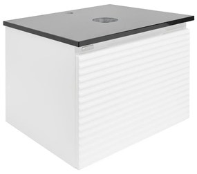 Kúpeľňová skrinka pod umývadlo SAT Evolution 58x30x44,8 cm biela matná SATEVO60WMTK