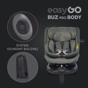 Súprava autosedačky EasyGo Buz Xtd Pro a Buz Pro Body 2 v 1 Greener