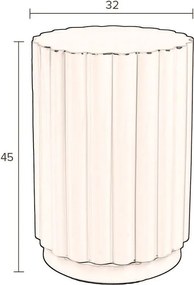 Okrúhly odkladací stolík ø 32 cm Camila – Dutchbone