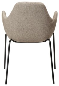 Béžové kreslo z textílie buklé Zimmer – DAN-FORM Denmark