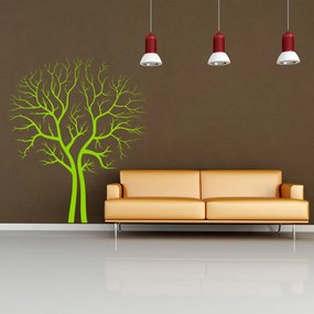 Veselá Stena Samolepka Strom na jeseň Farba: zelená, Veľkosť: 100 x 118 cm