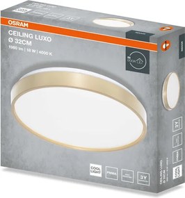 Osram - LED stropné svietidlo CEILING LUXO LED/18W/230V priemer 32 cm zlaté