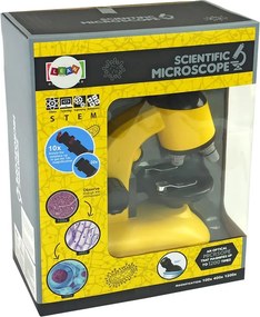 LEAN Toys Mikroskop pre malého vedca vzdelávacia súprava
