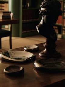 Ferm Living Keramická miska Bellure Silver